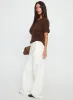 Ramos Low Rise Wide Leg Jeans White sold by Princess Polly
