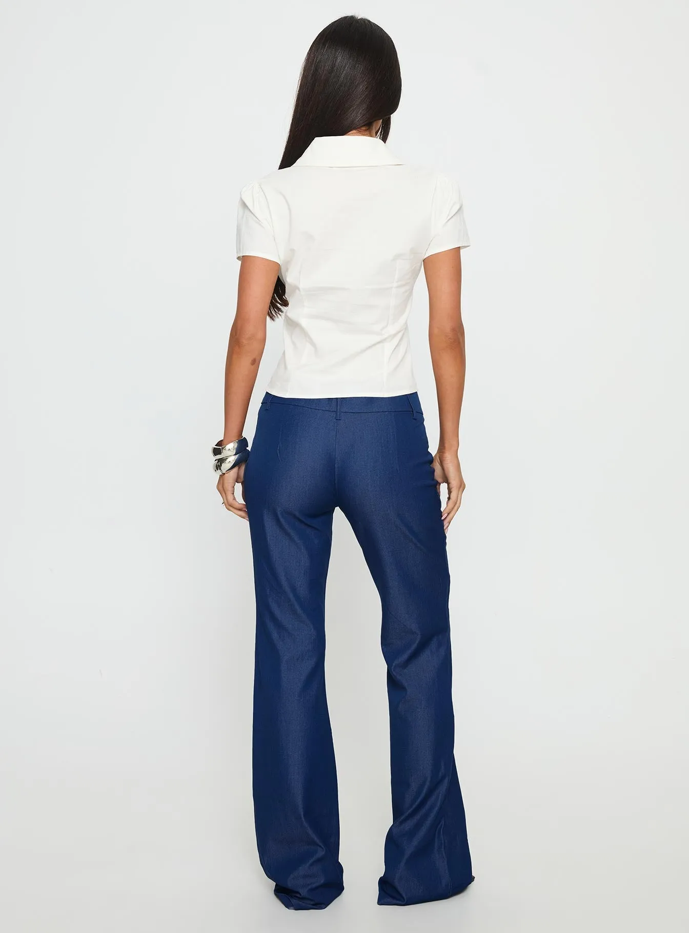 Kinkirk Flared Pants Chambray sold by Princess Polly product image thumbnail 4
