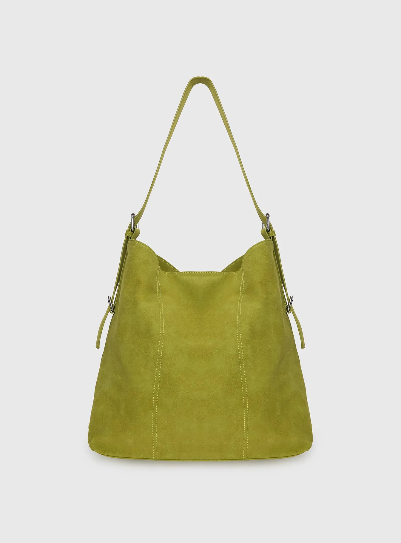 Bonus Points Faux Suede Shoulder Bag Green sold by Princess Polly product image thumbnail 2