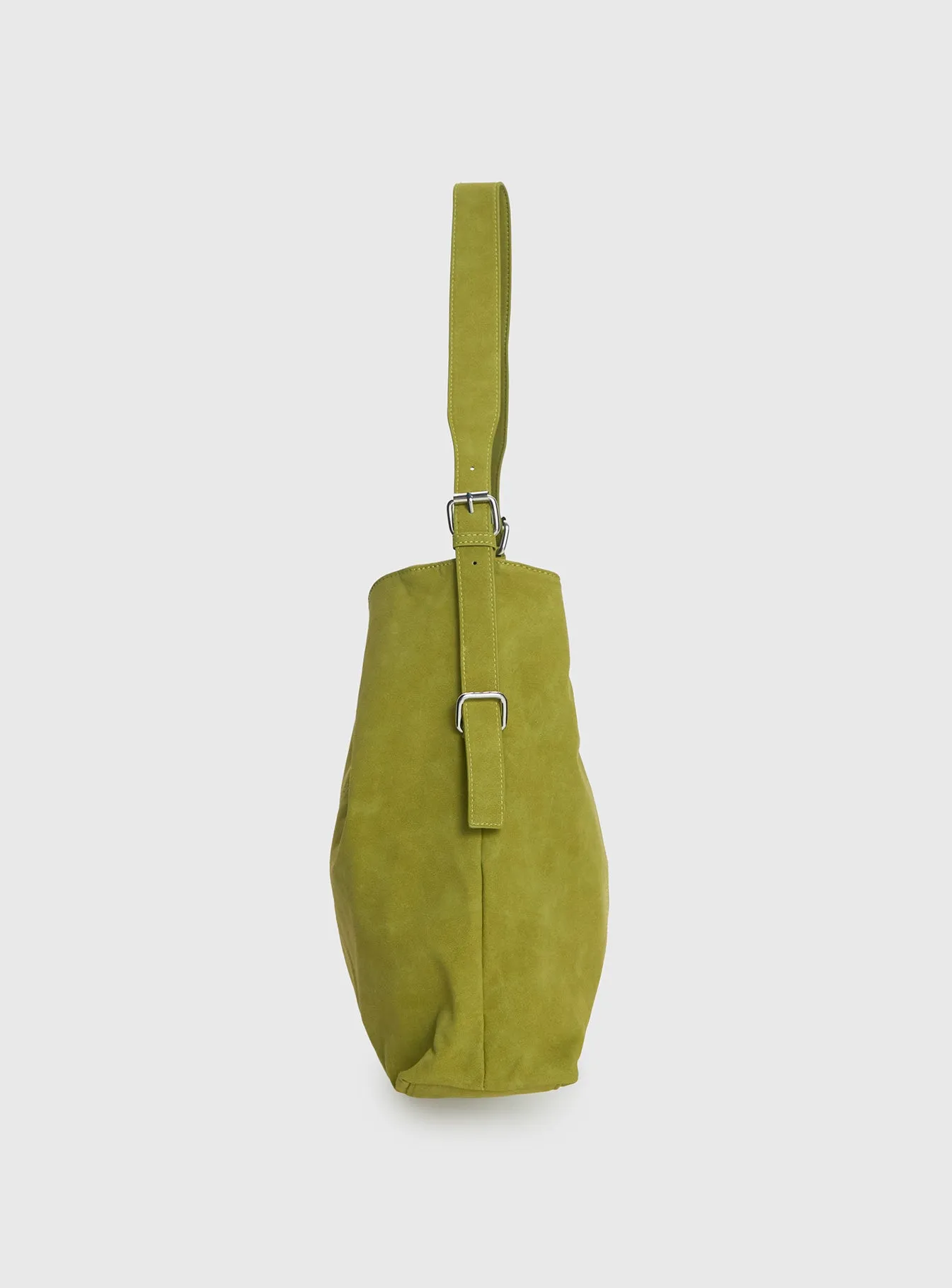 Bonus Points Faux Suede Shoulder Bag Green sold by Princess Polly product image thumbnail 3