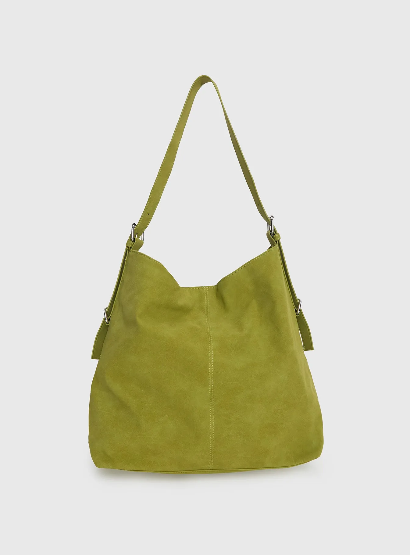 Bonus Points Faux Suede Shoulder Bag Green sold by Princess Polly product image thumbnail 4