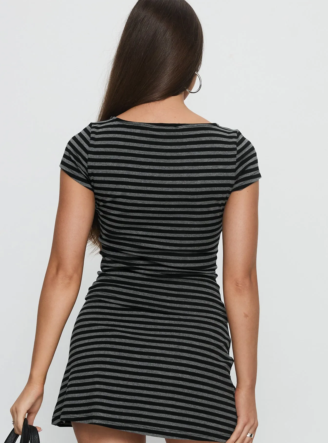 Angellina Jersey Button Down Top Stripe sold by Princess Polly product image thumbnail 5