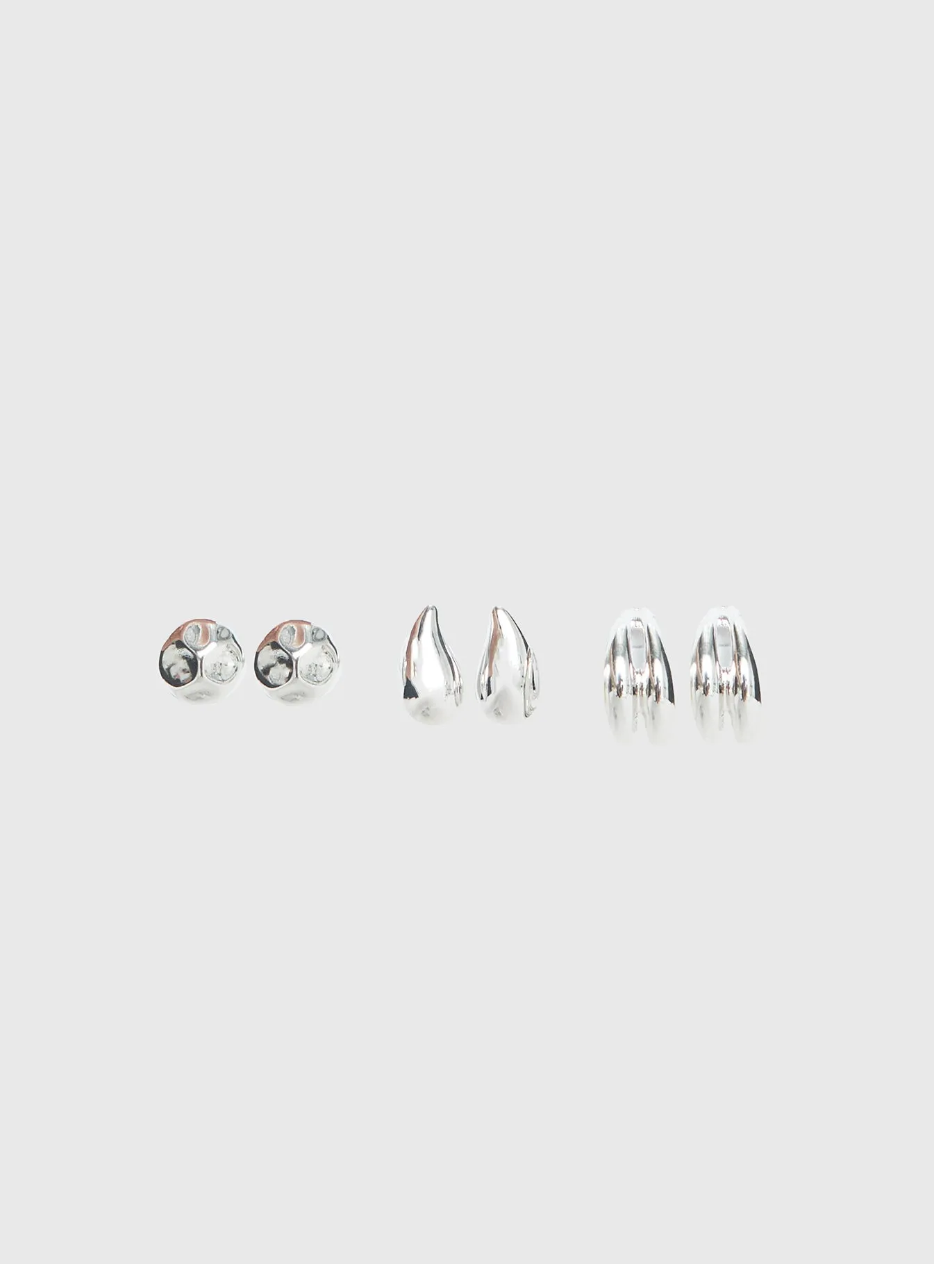 Run The Party Earring Pack Silver sold by Princess Polly product image thumbnail 2