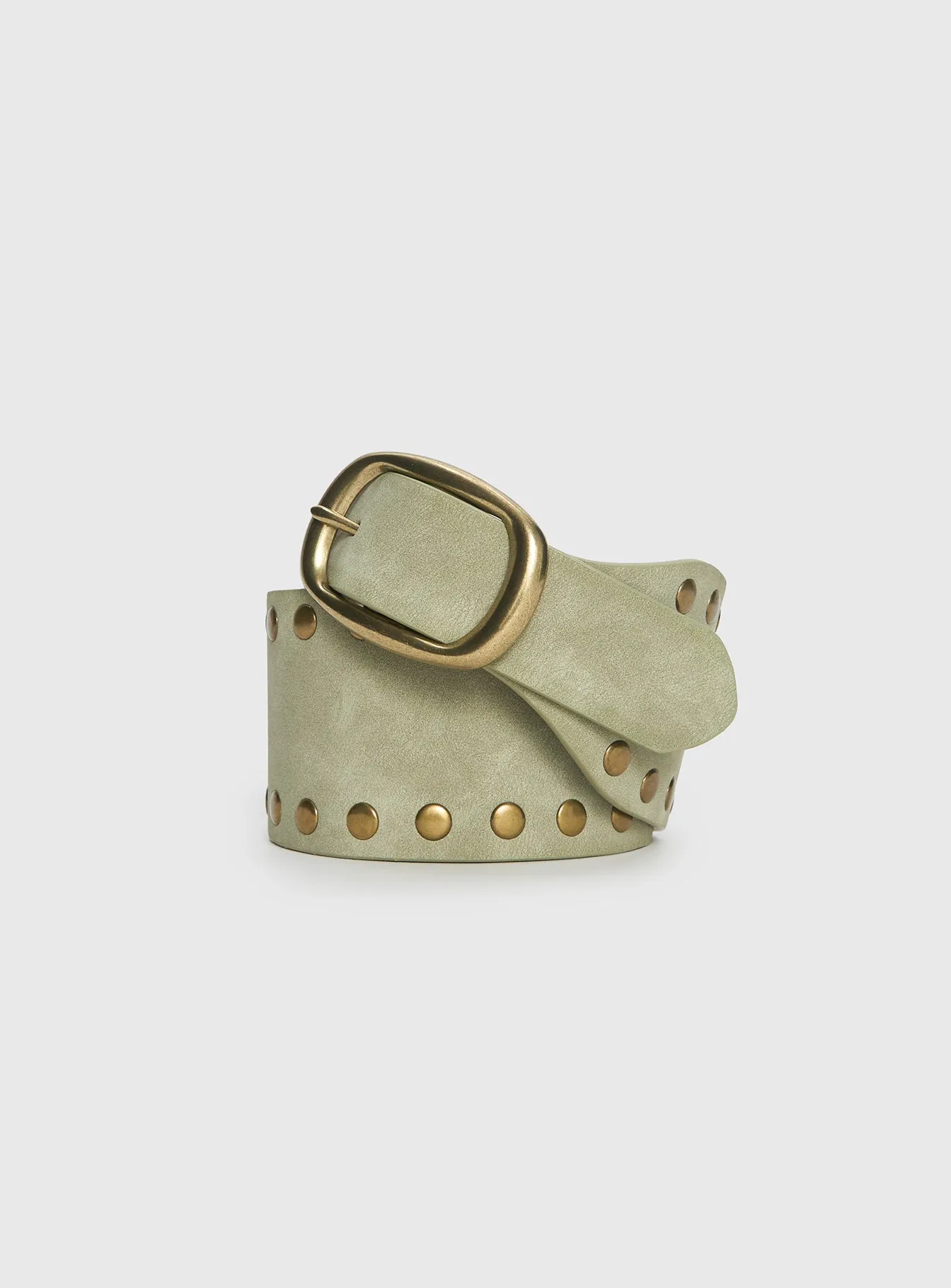 Spheres Stud Belt Sage / Gold sold by Princess Polly product image thumbnail 2