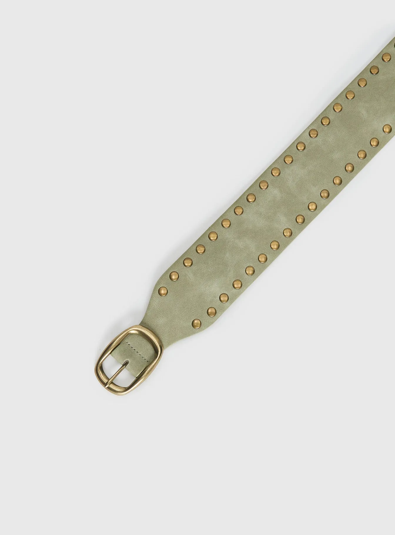 Spheres Stud Belt Sage / Gold sold by Princess Polly product image thumbnail 3