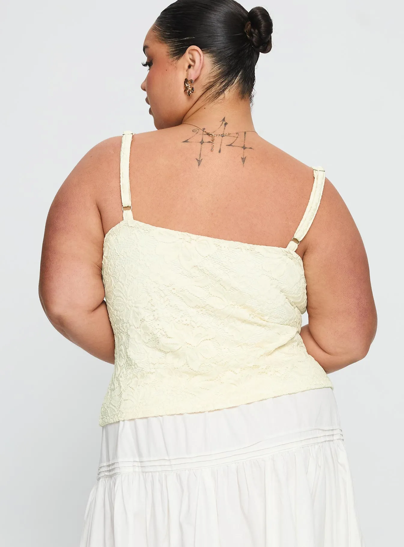 Beacall Top Cream Curve sold by Princess Polly product image thumbnail 5