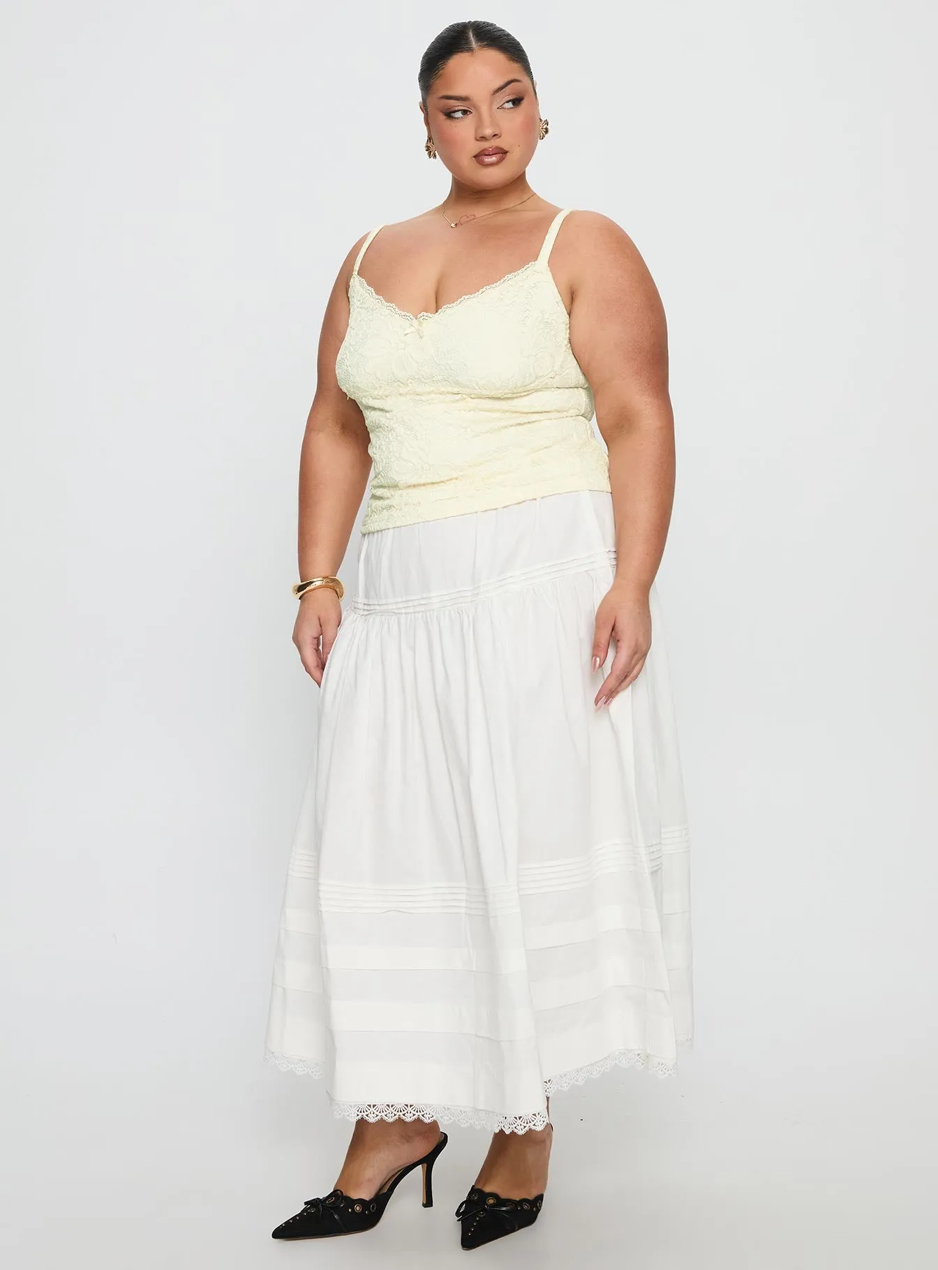 Beacall Top Cream Curve sold by Princess Polly product image thumbnail 3