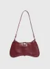 Crowd Pleaser Buckle Shoulder Bag Red sold by Princess Polly