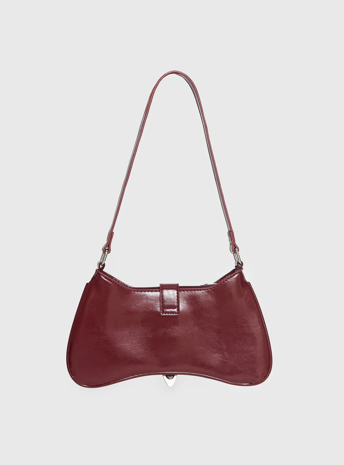Crowd Pleaser Buckle Shoulder Bag Red sold by Princess Polly product image thumbnail 4