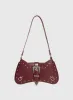 Crowd Pleaser Buckle Shoulder Bag Red sold by Princess Polly