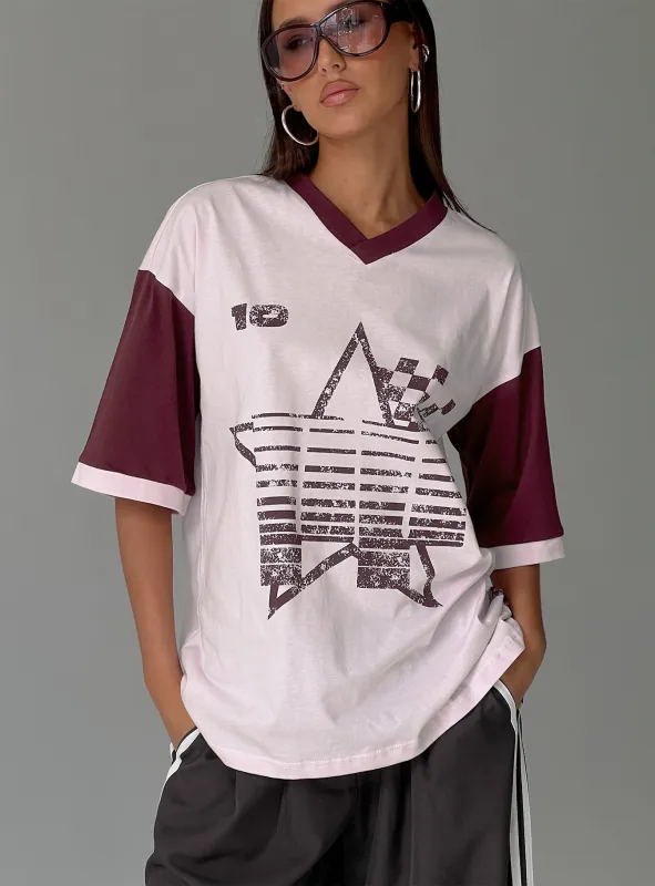 Nachell Short Sleeve Moto Top Pink sold by Princess Polly