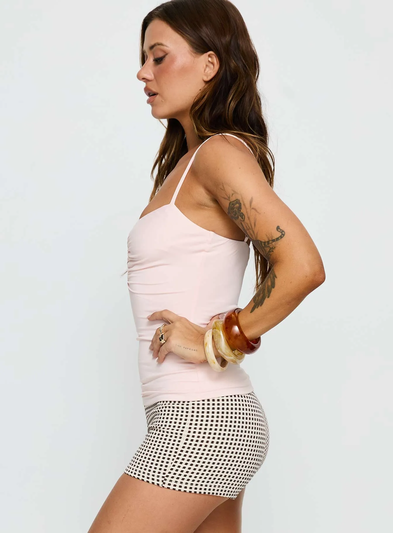 Bet You Wanna Bead Detail Top Pink sold by Princess Polly product image thumbnail 4