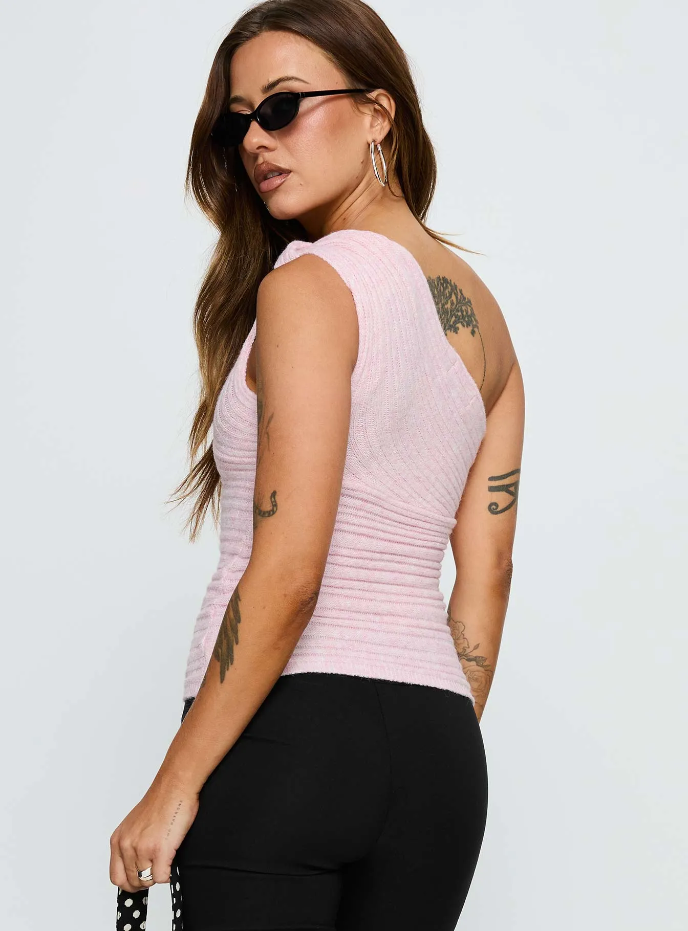 Cornella One Shoulder Top Pink sold by Princess Polly product image thumbnail 5