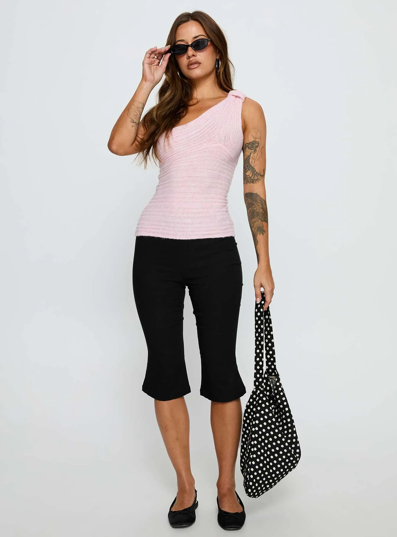 Cornella One Shoulder Top Pink sold by Princess Polly product image thumbnail 3
