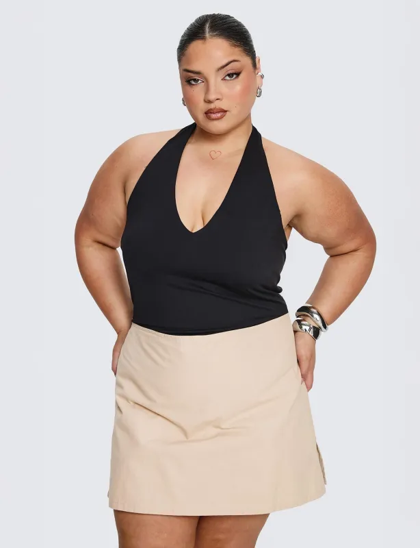 Gigi Skort Beige Curve sold by Princess Polly