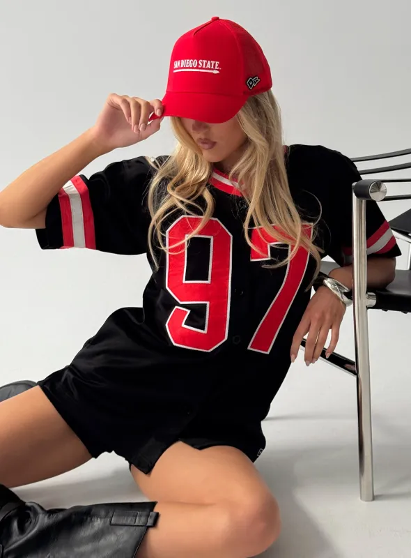 SDSU Trucker Hat Red sold by Princess Polly