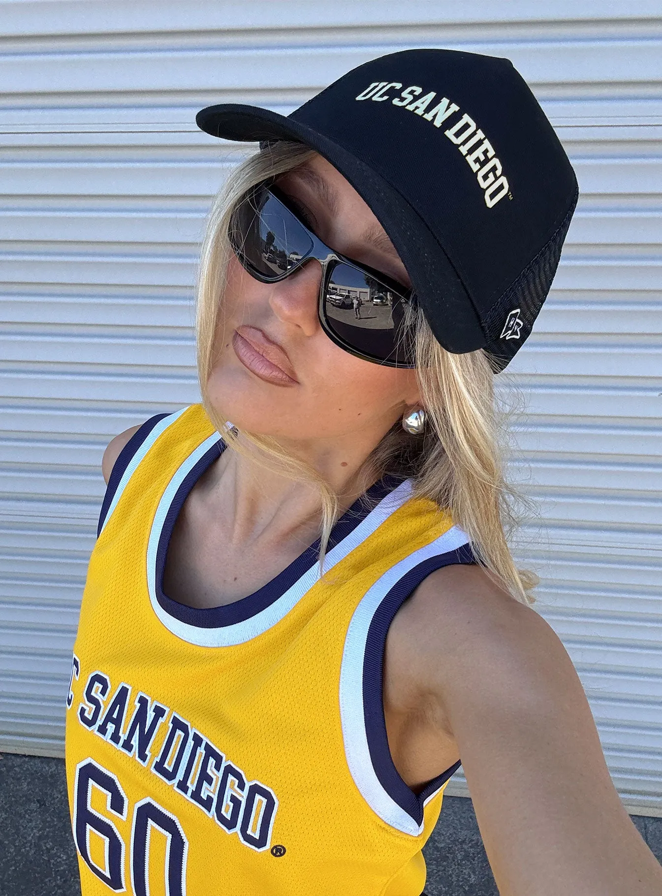 UC San Diego Trucker Hat Navy sold by Princess Polly