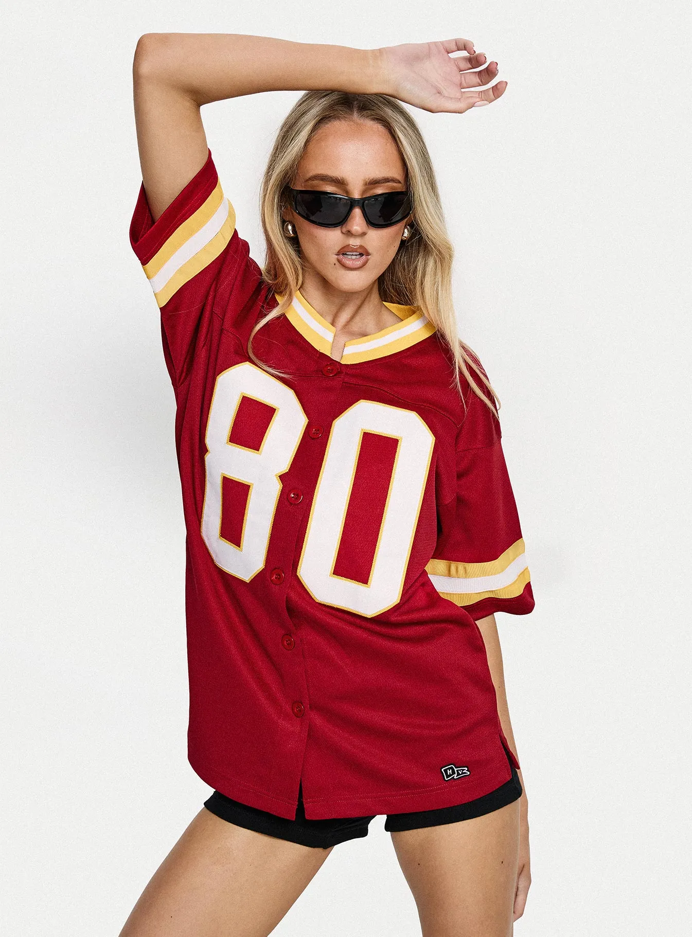 USC Football Button Down Jersey Cardinal sold by Princess Polly