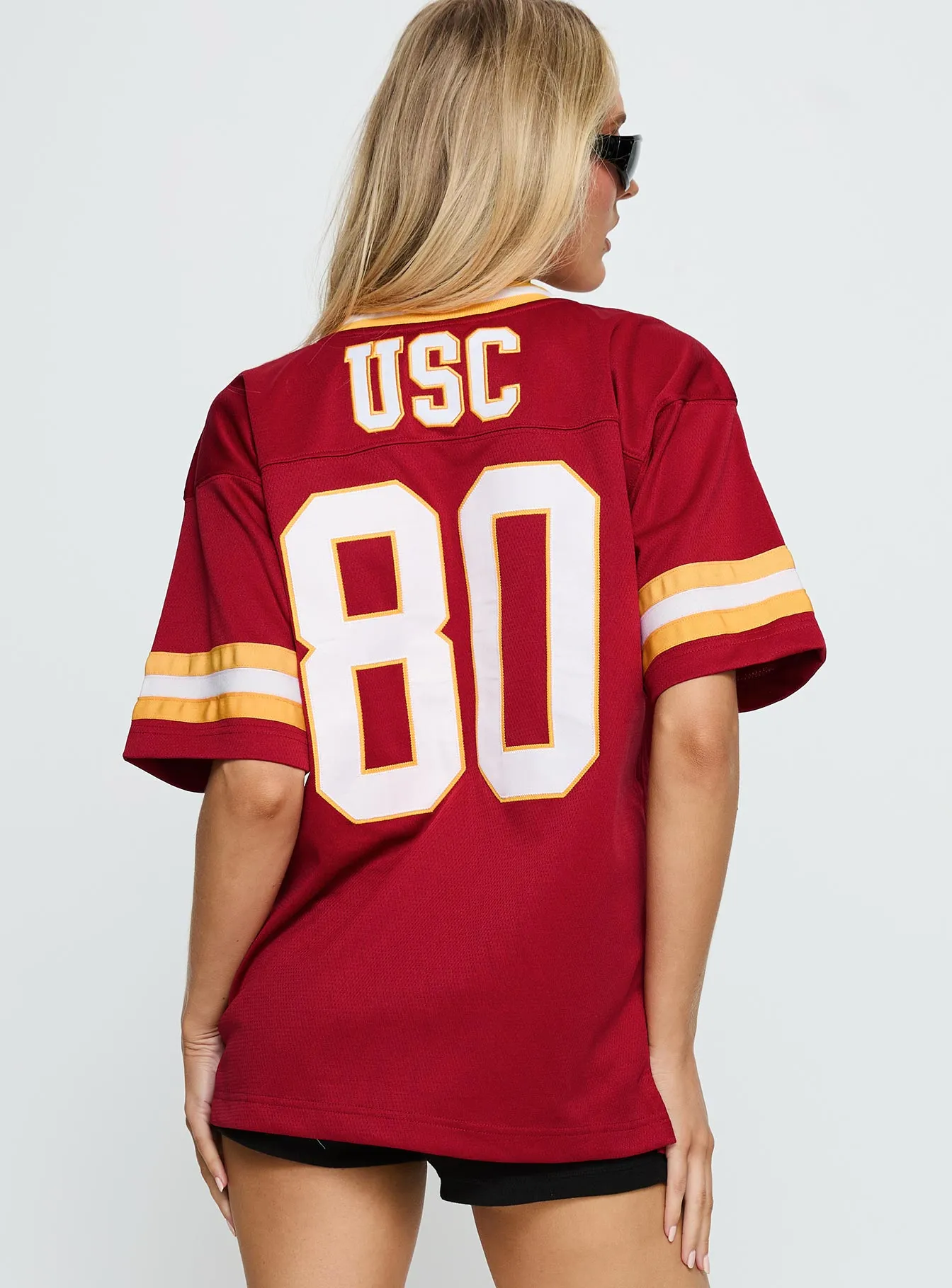 USC Football Button Down Jersey Cardinal sold by Princess Polly product image thumbnail 5