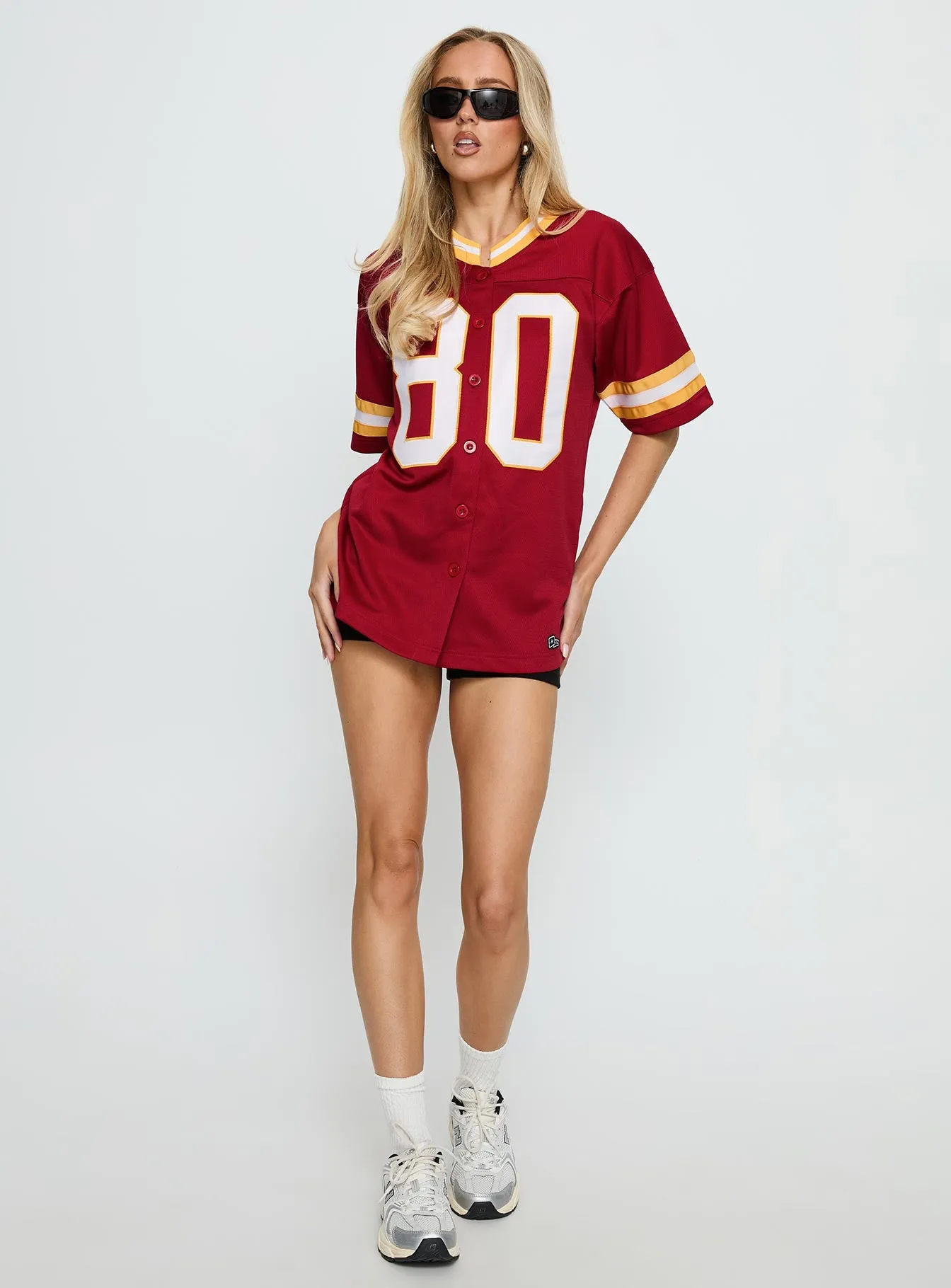 USC Football Button Down Jersey Cardinal sold by Princess Polly product image thumbnail 3