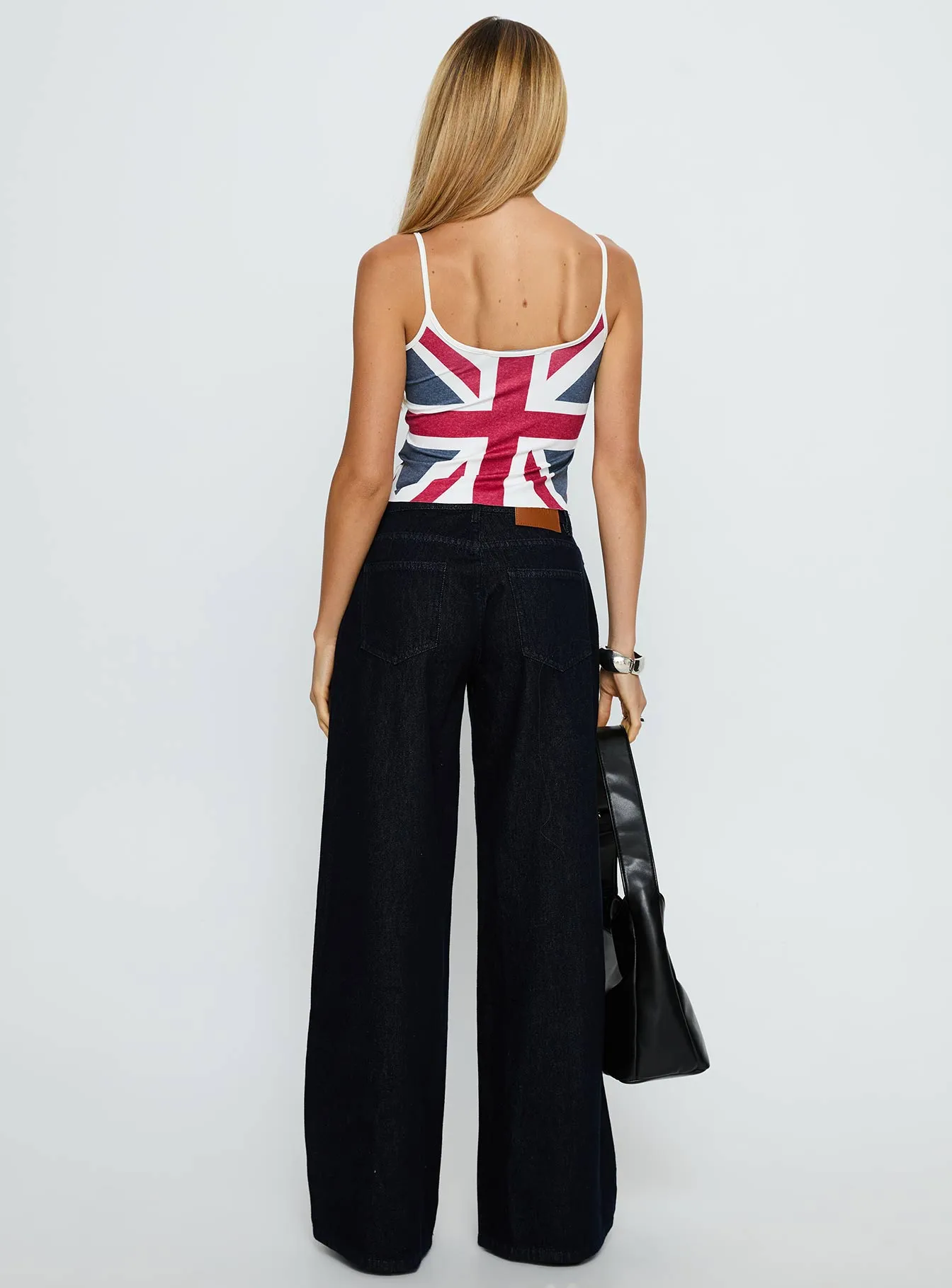 Ramos Low Rise Wide Leg Jeans Raw Indigo Blue sold by Princess Polly product image thumbnail 4
