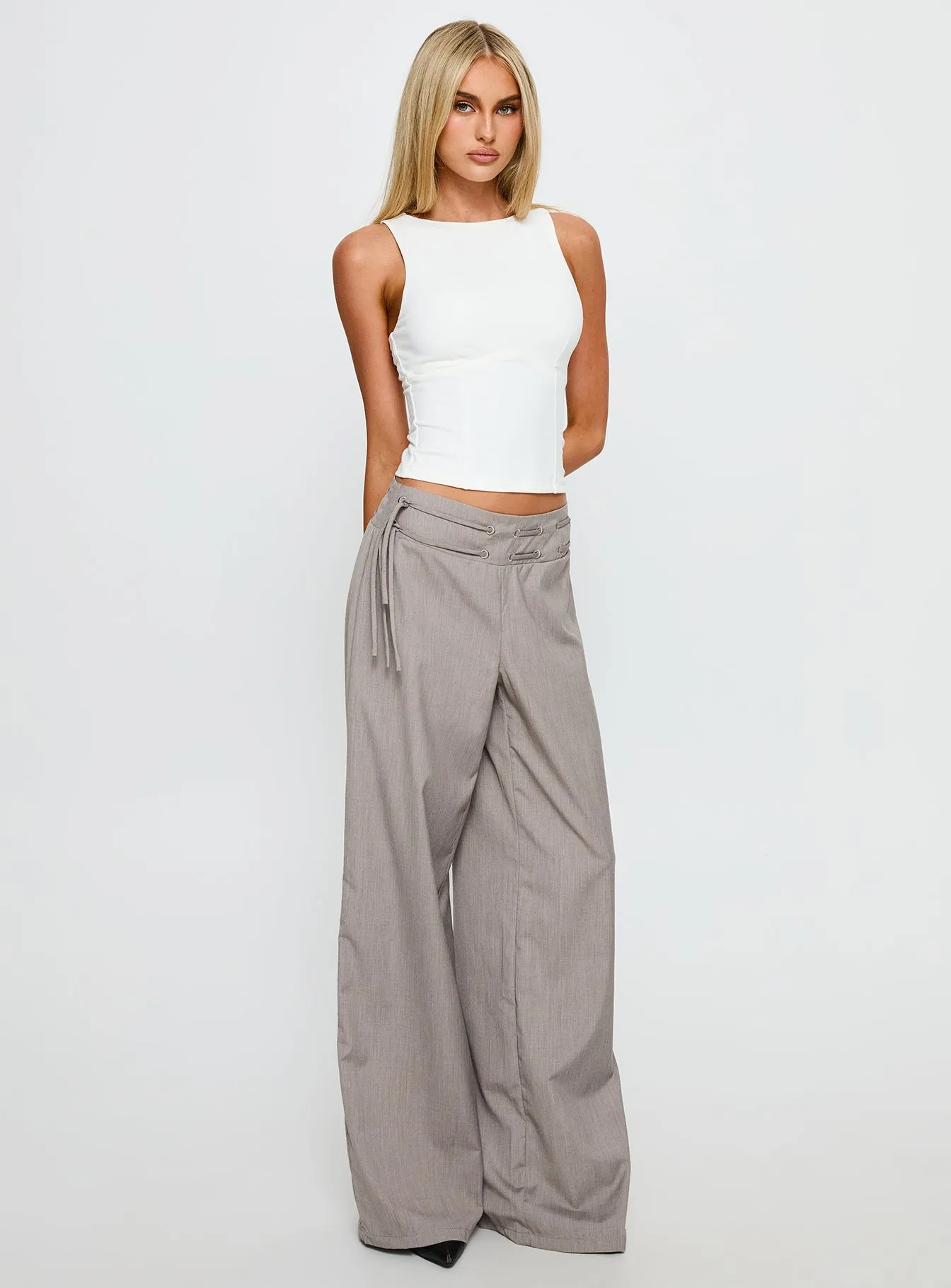 Georgetta Bust Detail Cami Top White sold by Princess Polly product image thumbnail 3