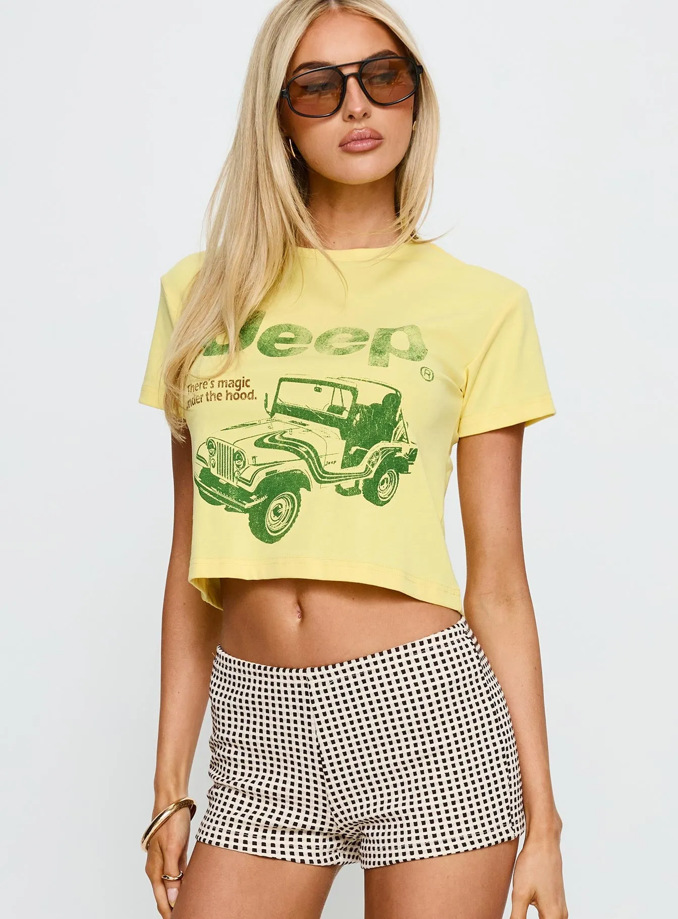 Jeep Girl Graphic Top Yellow sold by Princess Polly product image thumbnail 2