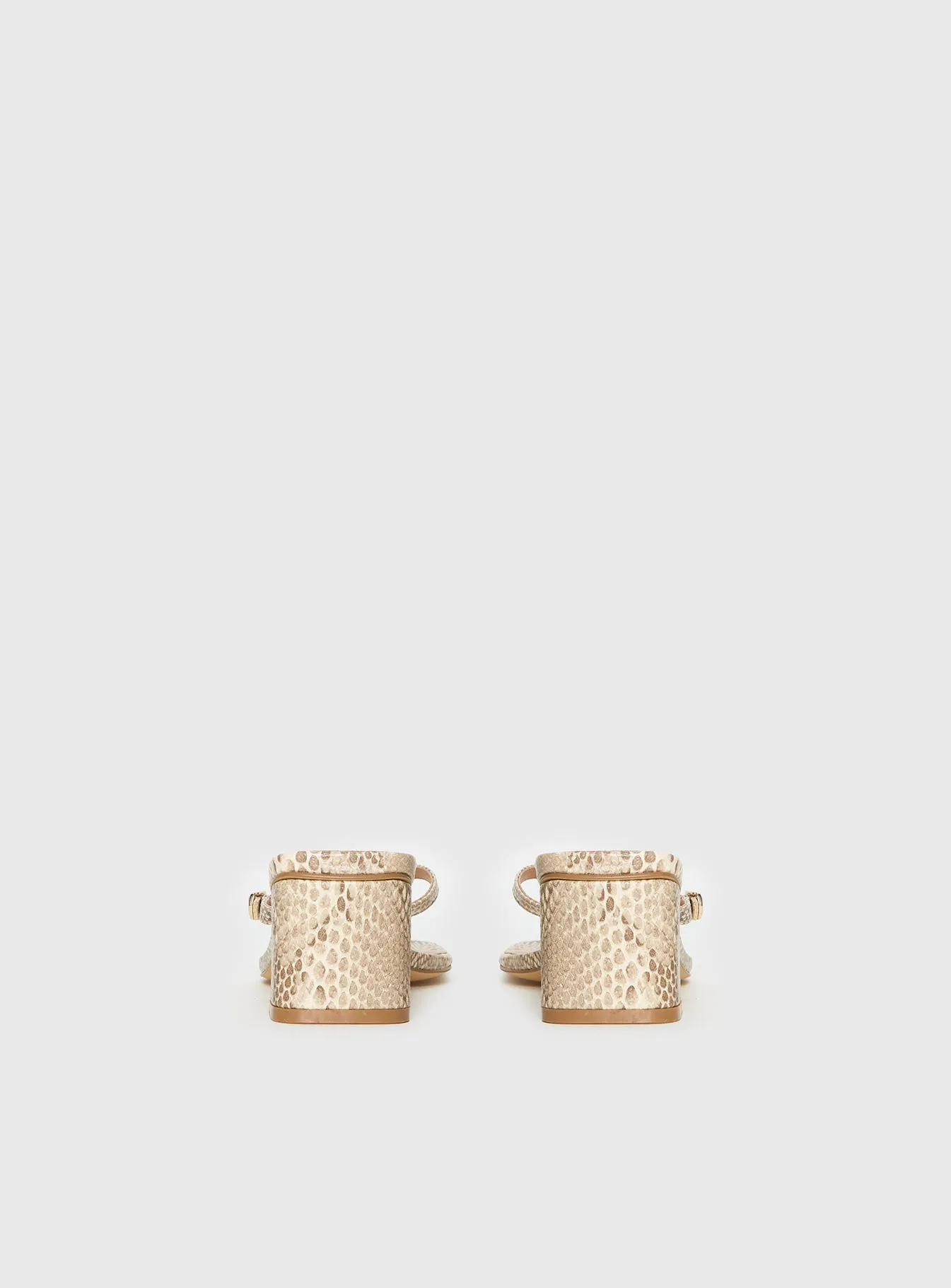 Veyla Square Toe Thong Heels Snake sold by Princess Polly product image thumbnail 5