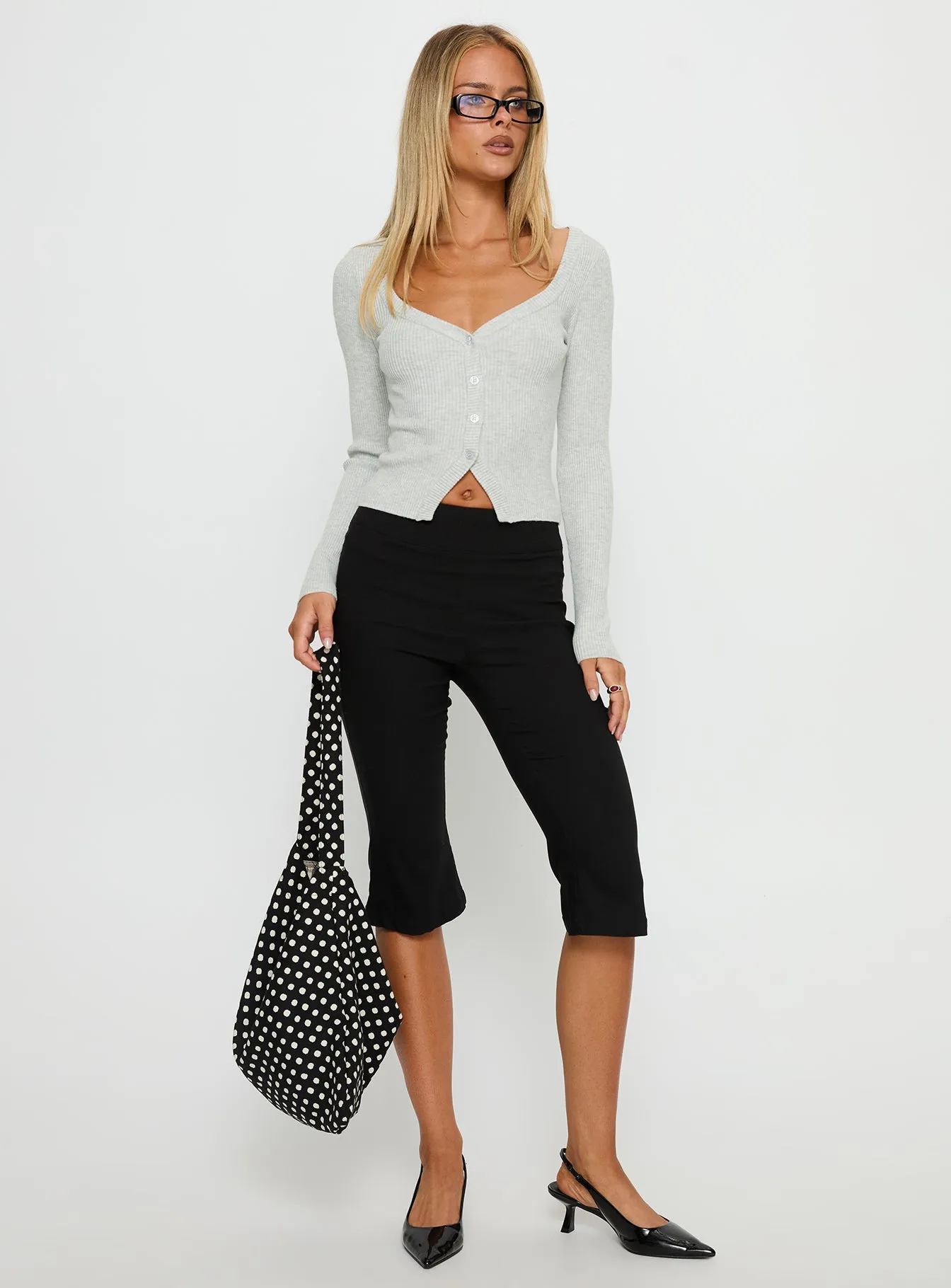 Sorenna Long Sleeve Top Grey sold by Princess Polly product image thumbnail 2