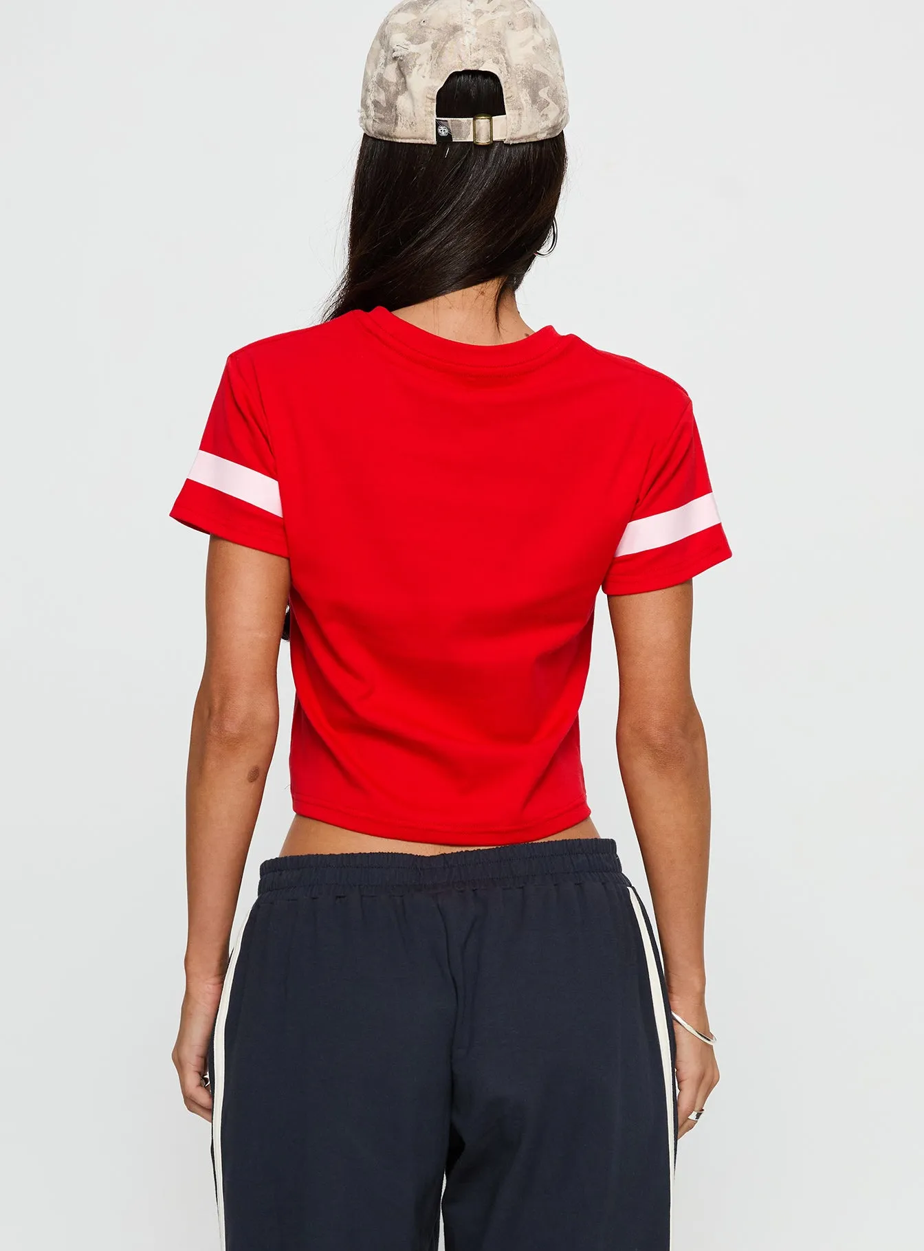 All Pro Graphic Top Red sold by Princess Polly product image thumbnail 4
