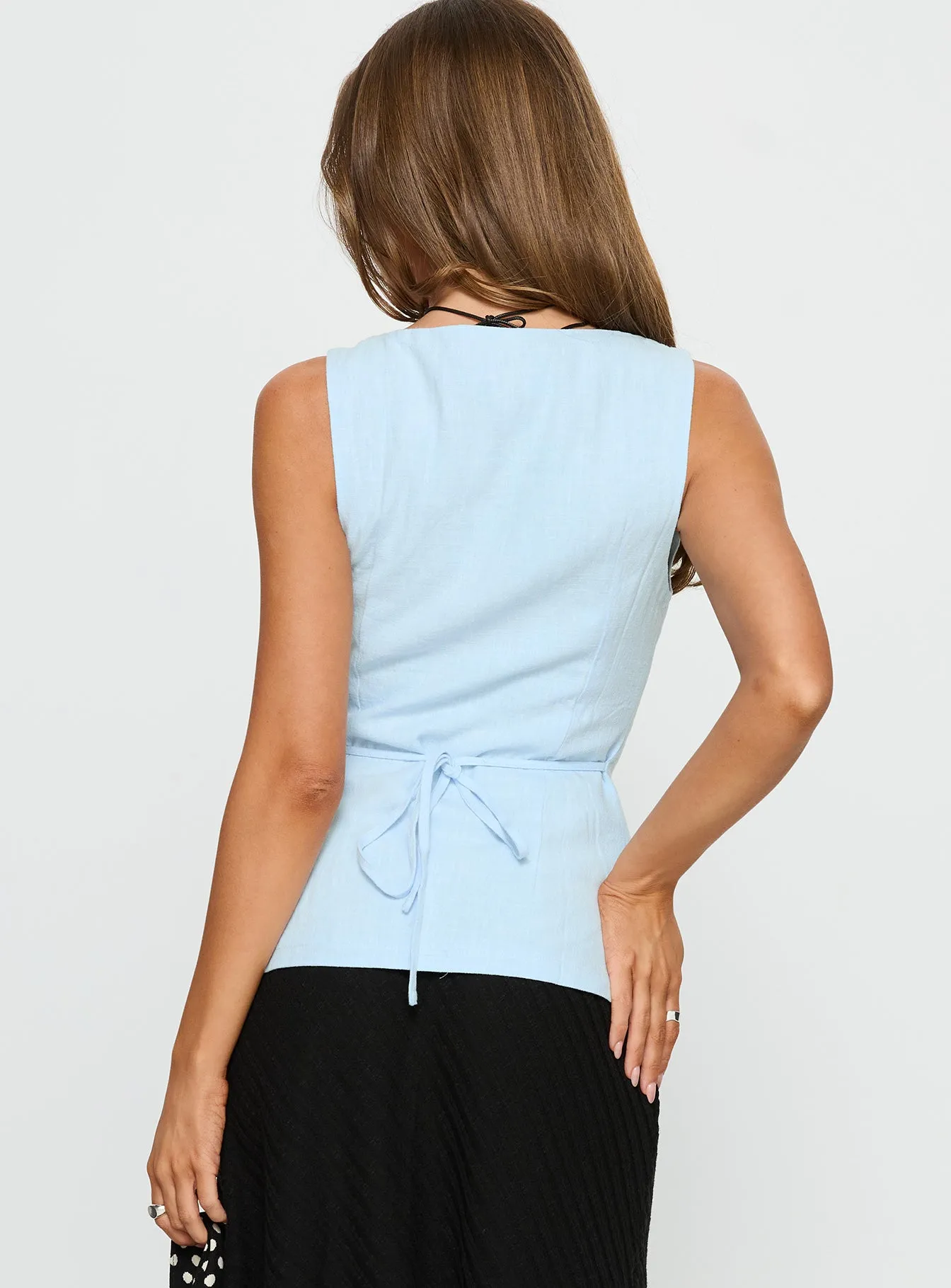 Spirito Vest Top Blue sold by Princess Polly product image thumbnail 5