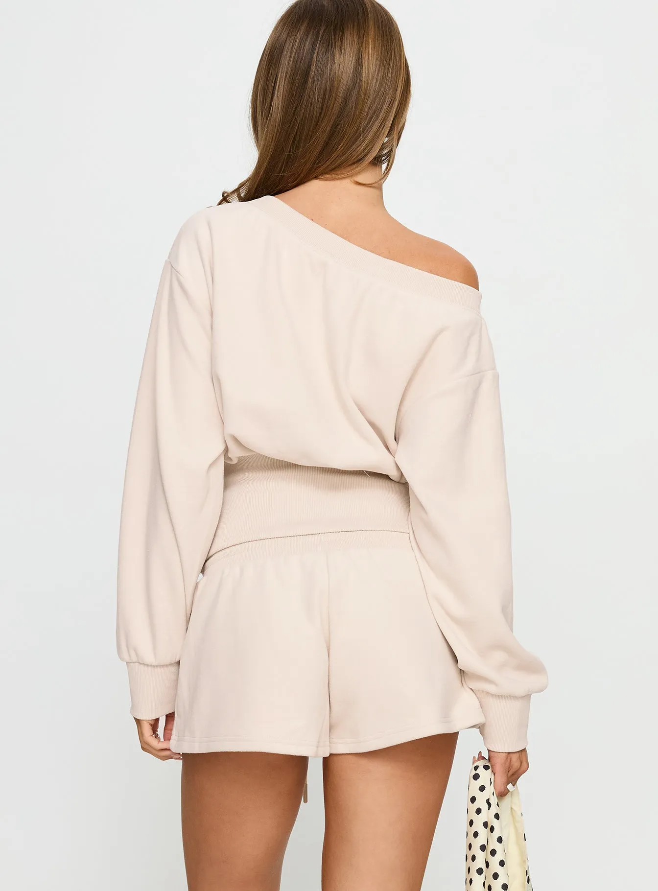 Aryn Track Shorts Cream sold by Princess Polly product image thumbnail 5