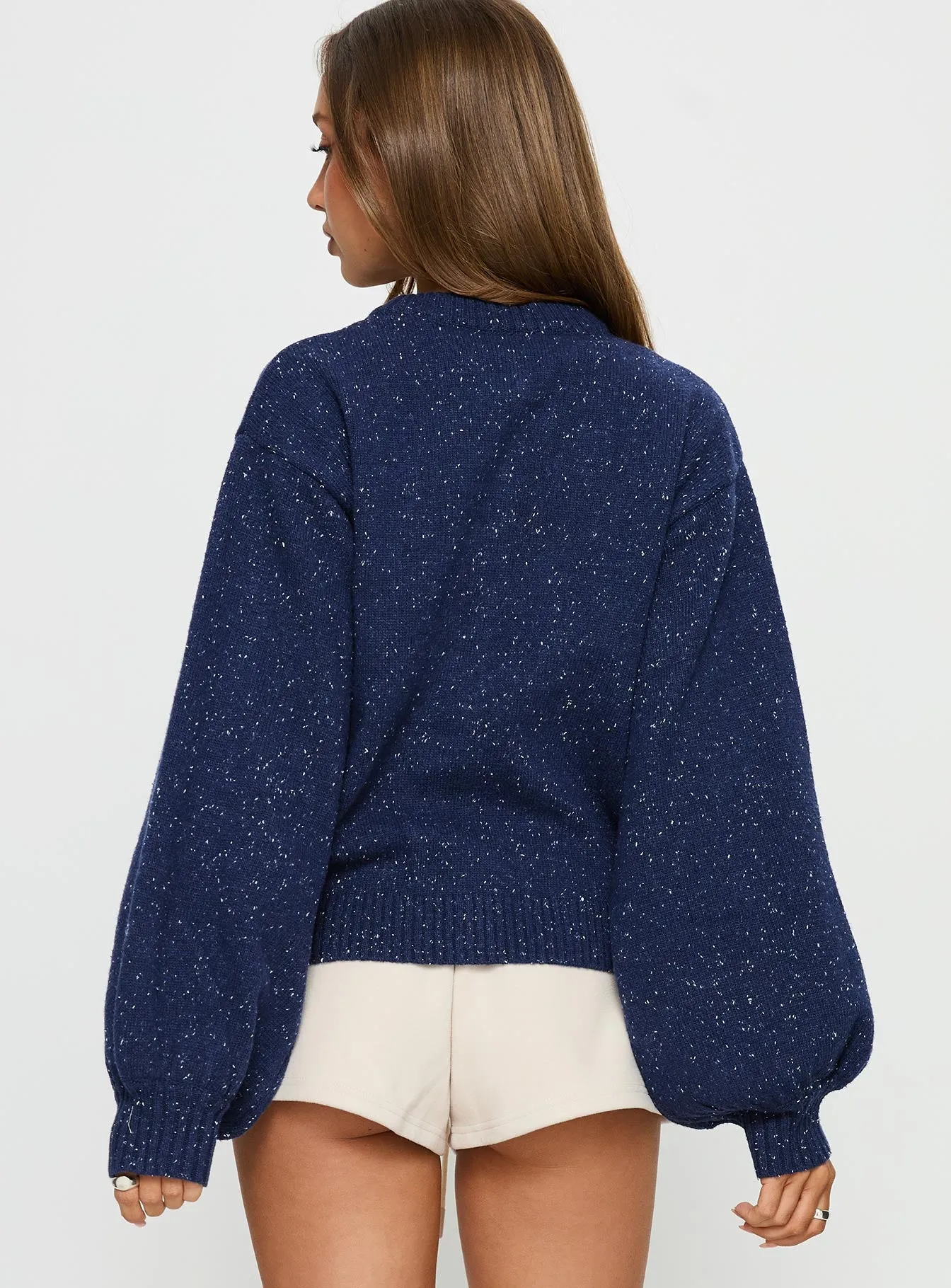 Dorah Boxy Cardigan Navy Blue sold by Princess Polly product image thumbnail 5