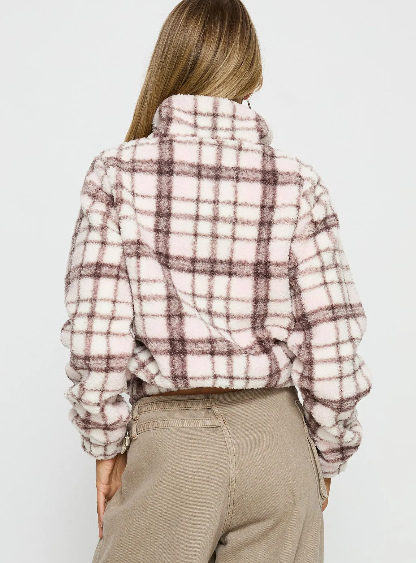 Vannessa Collared Jacket Pink Check sold by Princess Polly product image thumbnail 5