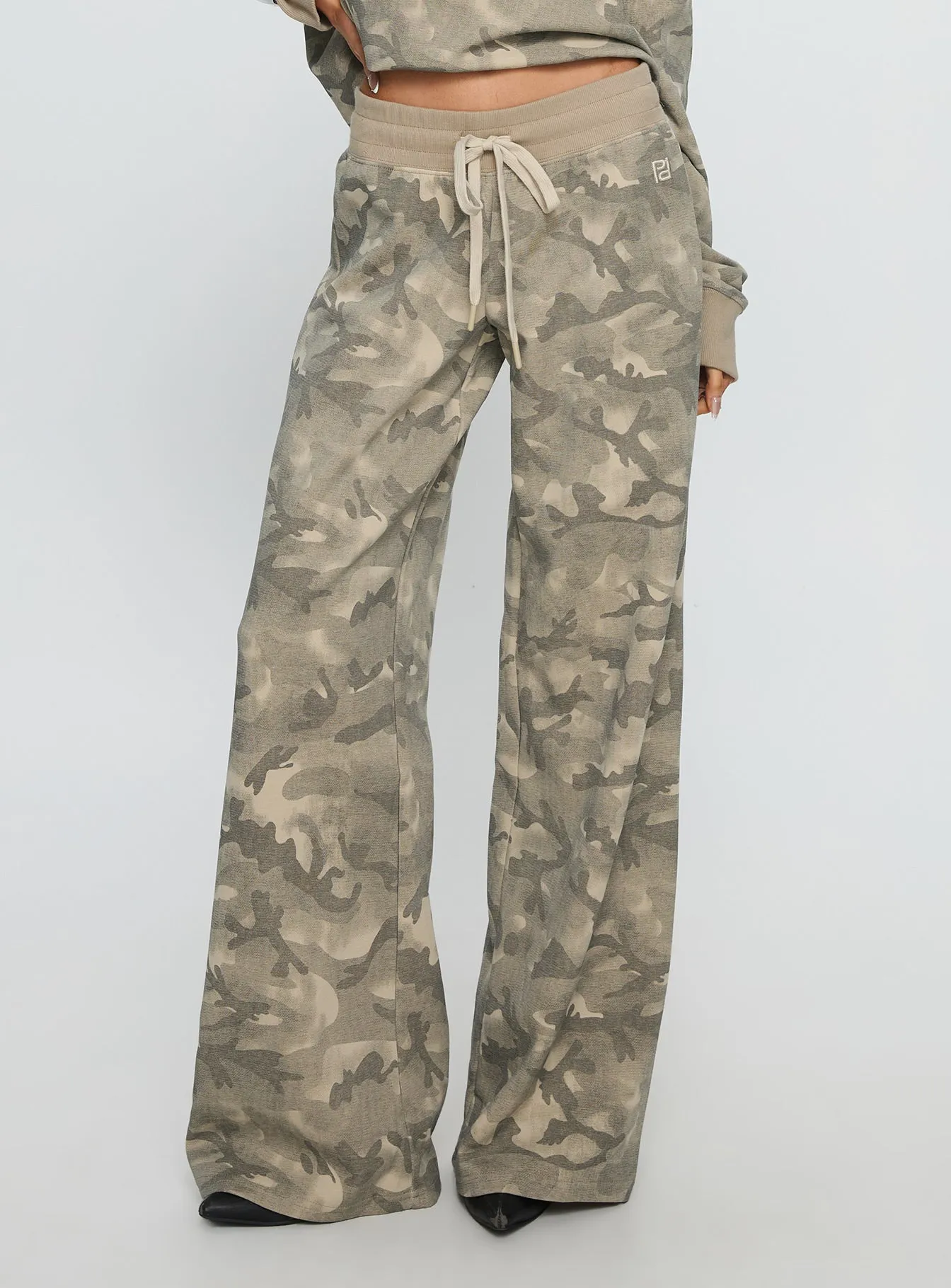 Dodie Wide Leg Pants Camo sold by Princess Polly product image thumbnail 2