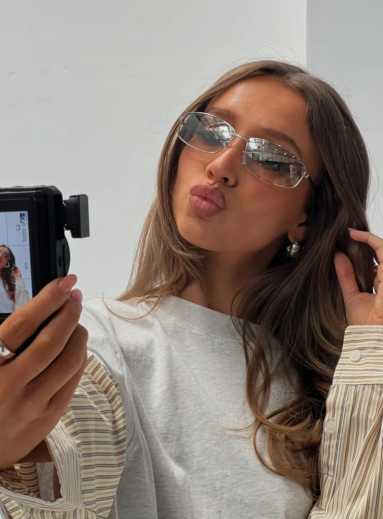 Lavish Life Sunglasses Silver sold by Princess Polly