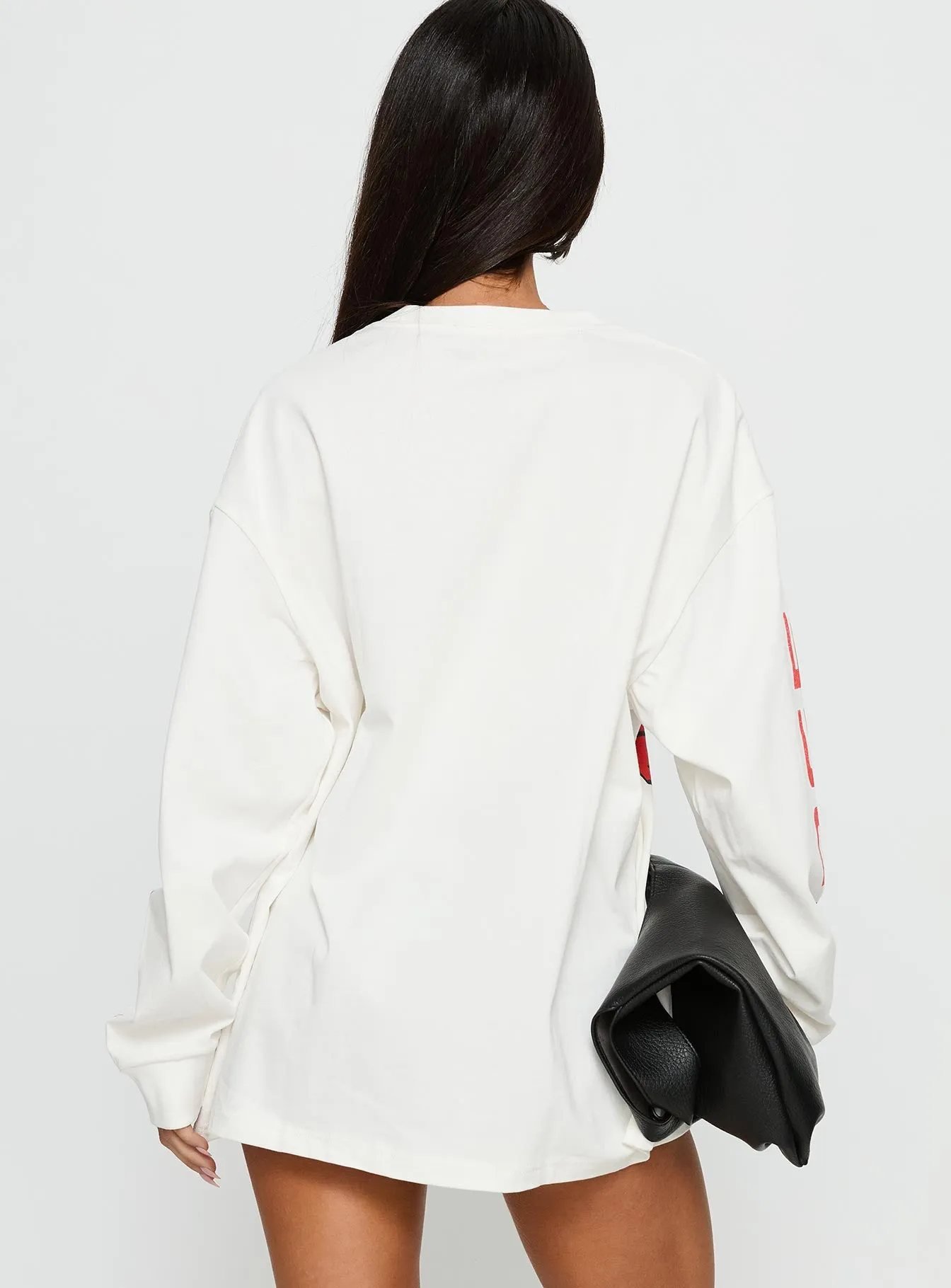 Dodge Electric Muscle Long Sleeve Graphic Top White sold by Princess Polly product image thumbnail 5