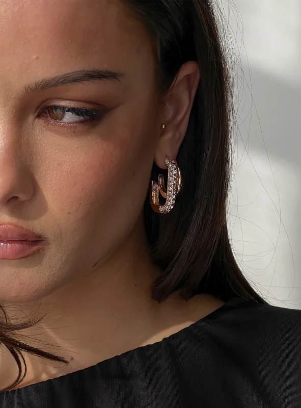 On Your Mind Earring Pack Gold sold by Princess Polly