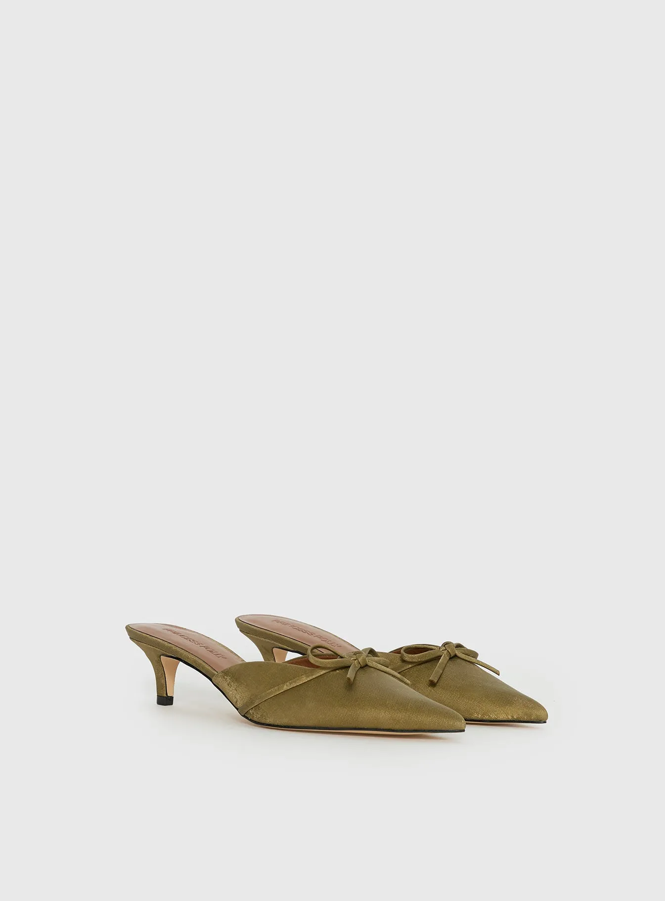 Unrivaled Pointed Toe Faux Suede Heels Green sold by Princess Polly product image thumbnail 3