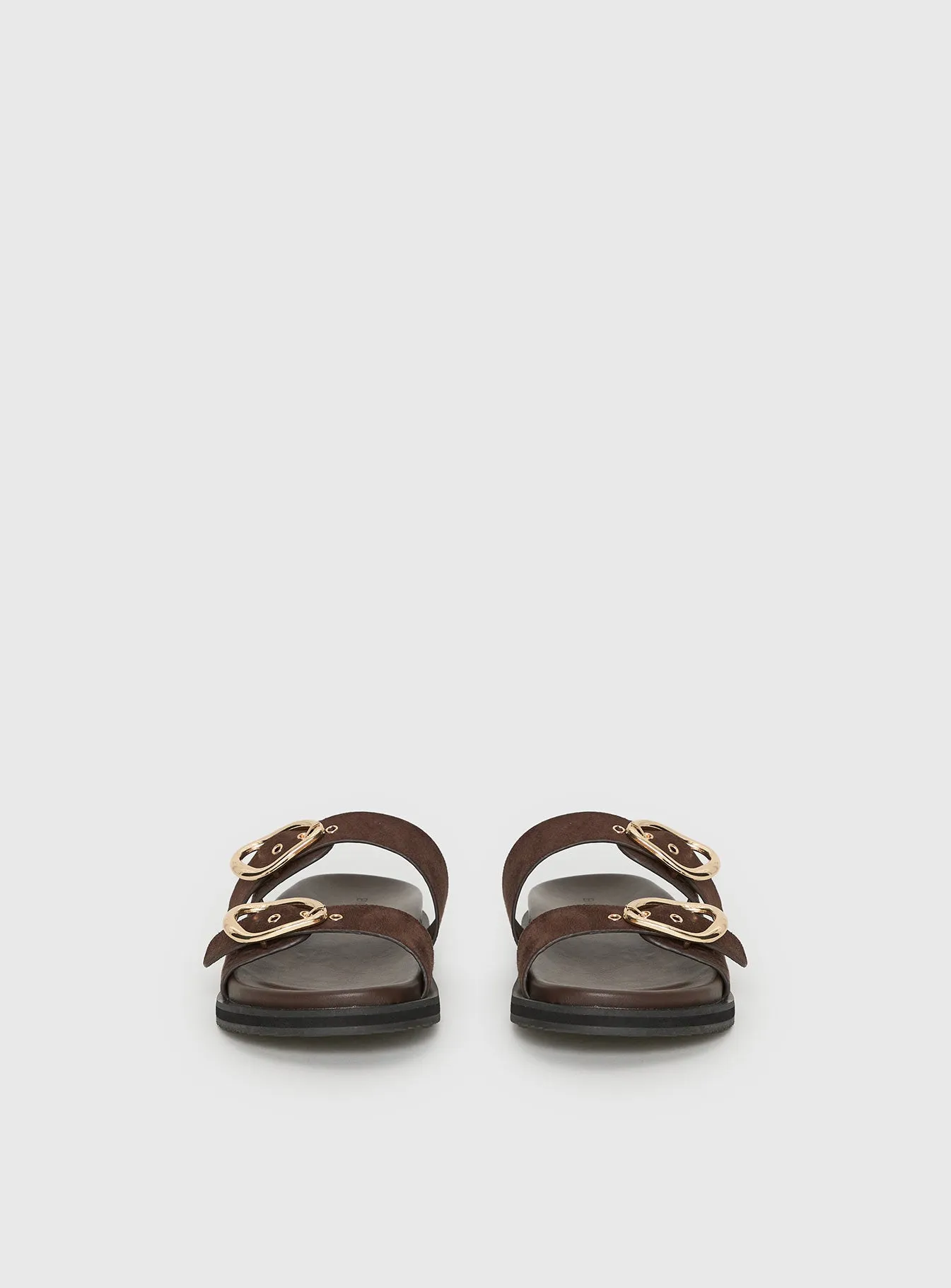 Billini Theresa Slides Chocolate sold by Princess Polly product image thumbnail 4