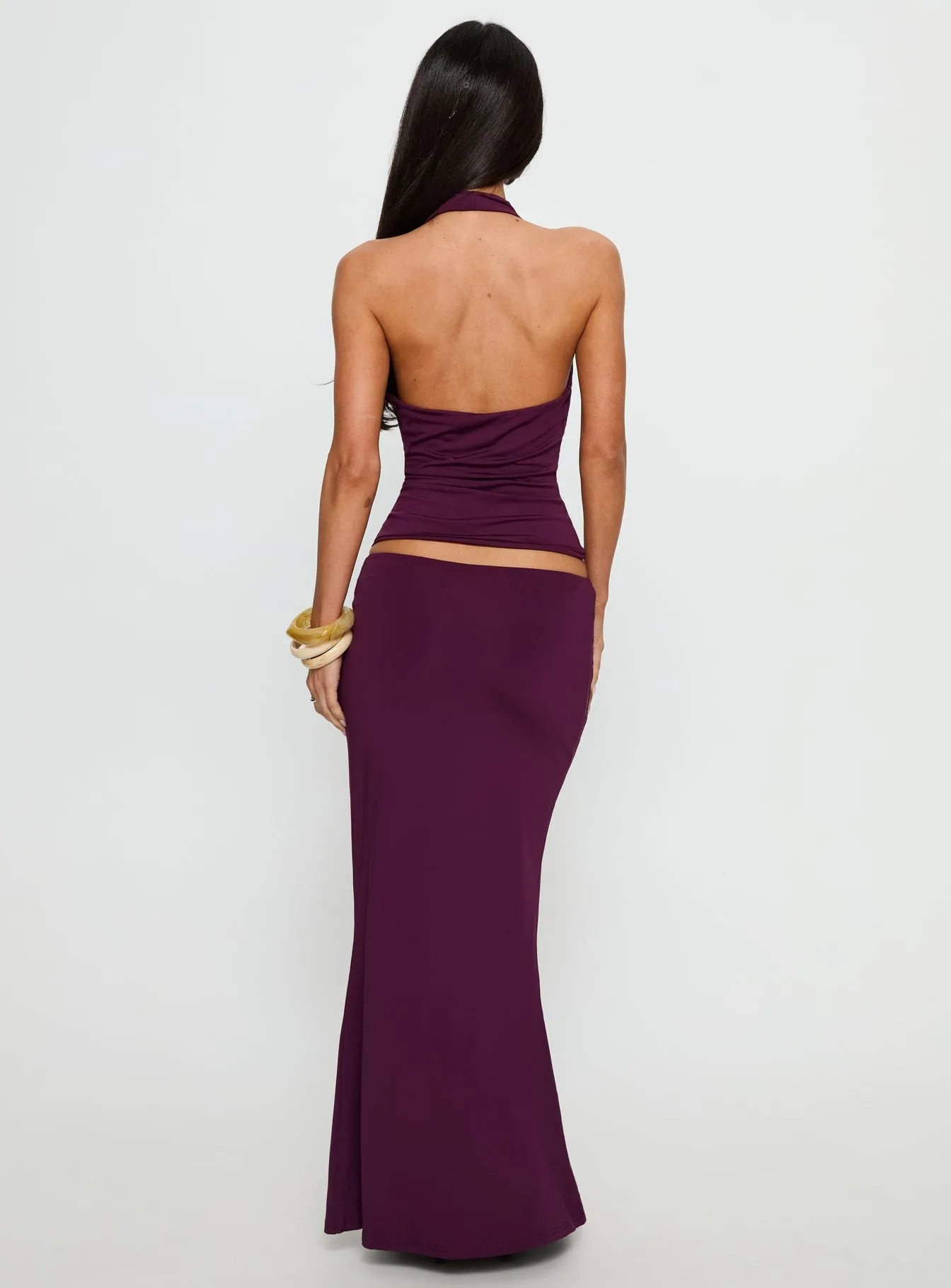 Vanecia Maxi Skirt Purple sold by Princess Polly product image thumbnail 5