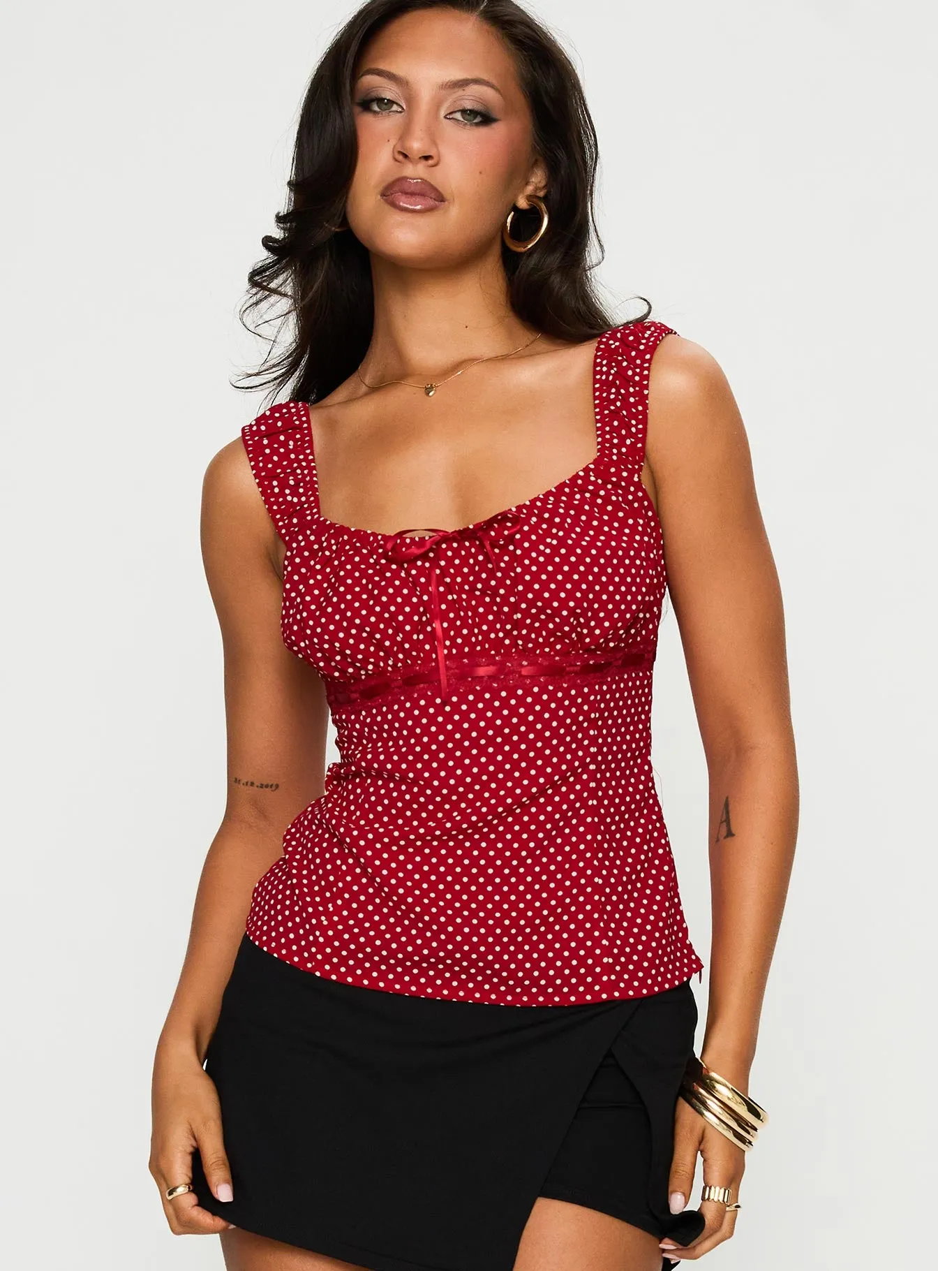 Garconne Top Red Polka Dot sold by Princess Polly product image thumbnail 3