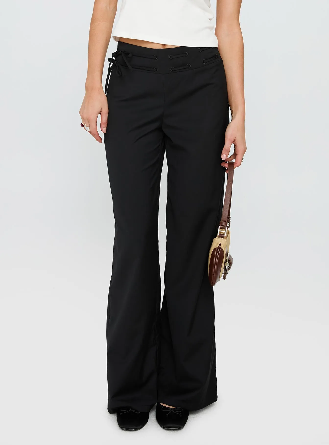 Just Have Fun Wide Leg Pant Black sold by Princess Polly product image thumbnail 2