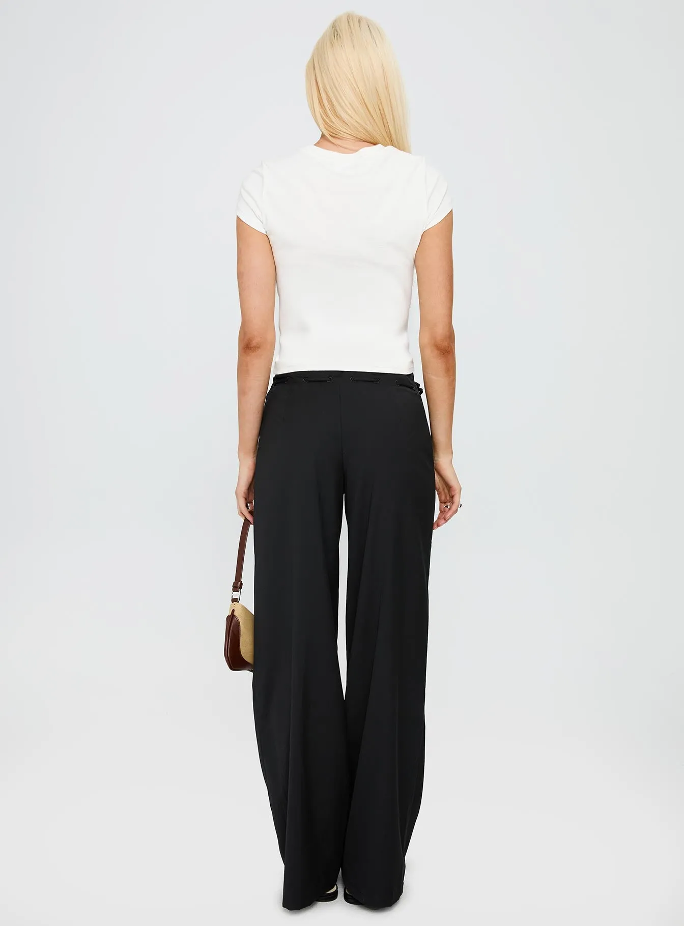 Just Have Fun Wide Leg Pant Black sold by Princess Polly product image thumbnail 5
