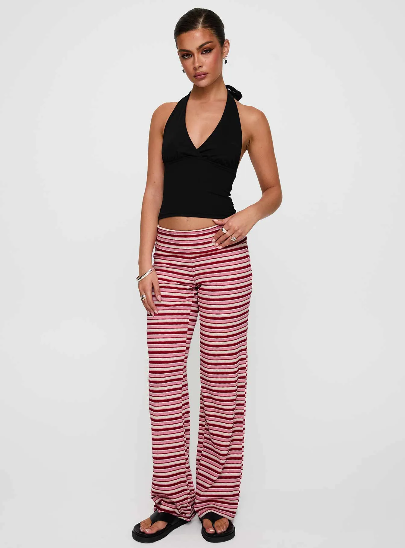 Dreamgirl Folded Pant Pink Multi sold by Princess Polly product image thumbnail 3