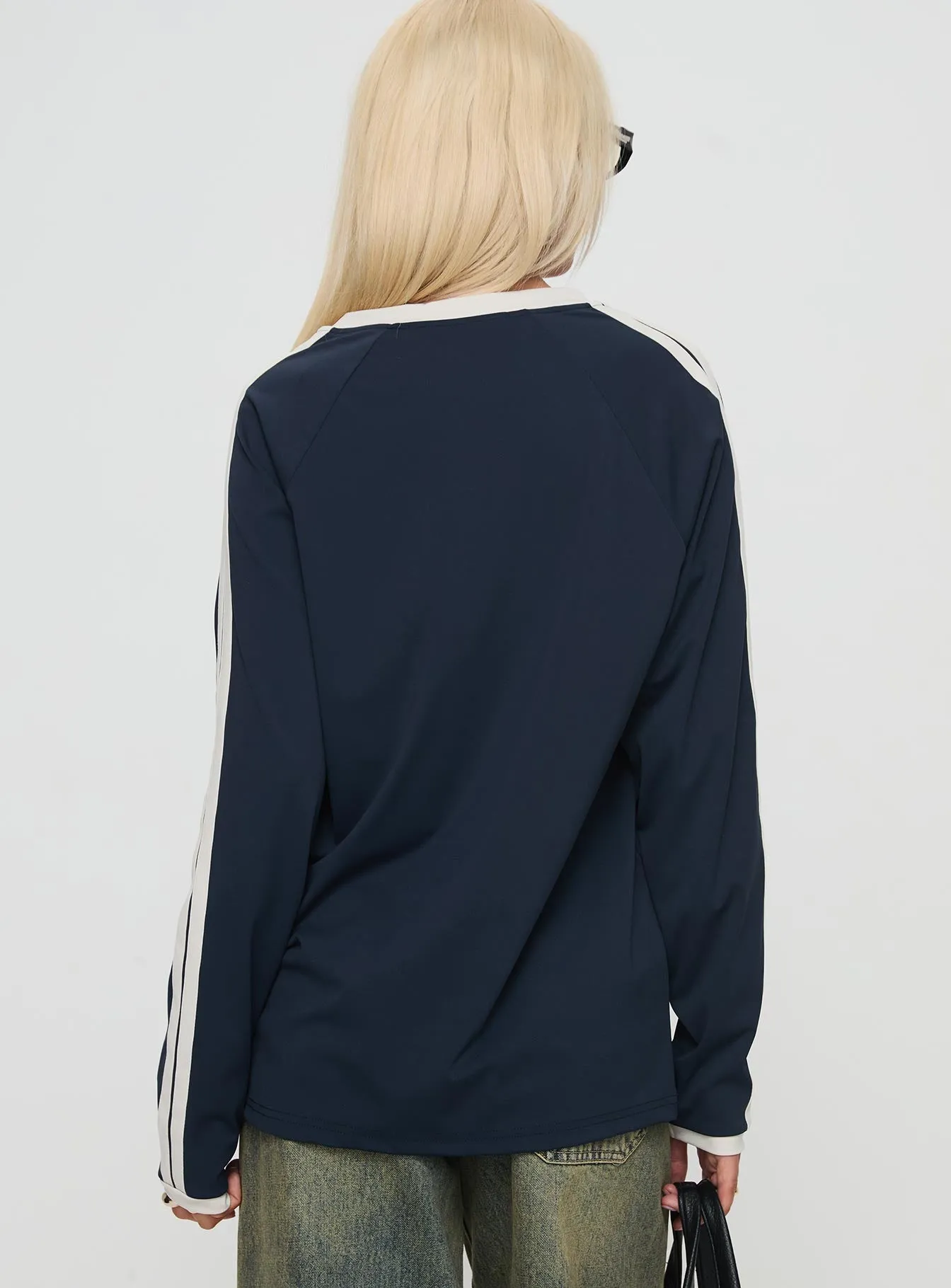 Spectate Top Long Sleeve Navy sold by Princess Polly product image thumbnail 5