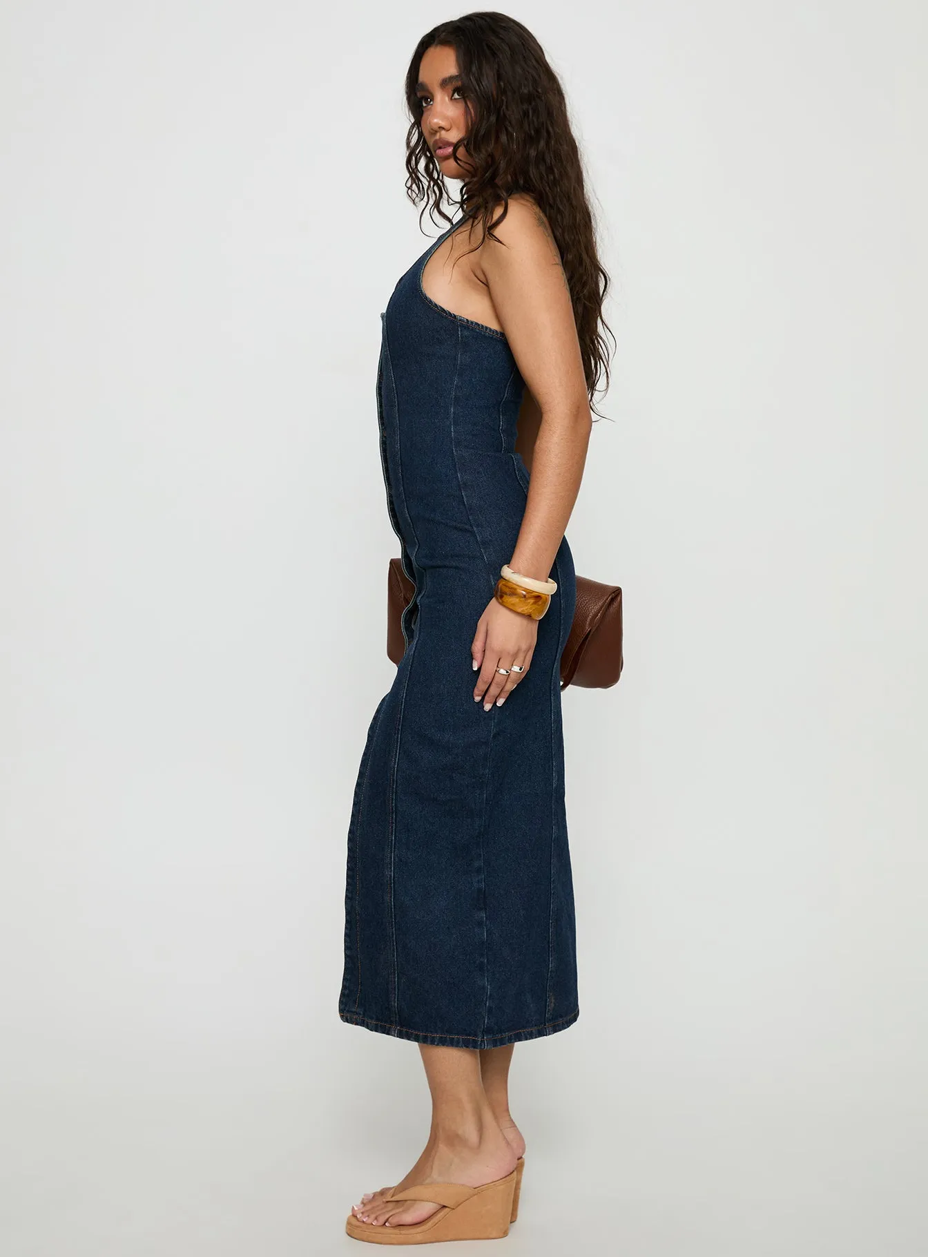 Kenny Maxi Dress Indigo sold by Princess Polly product image thumbnail 4