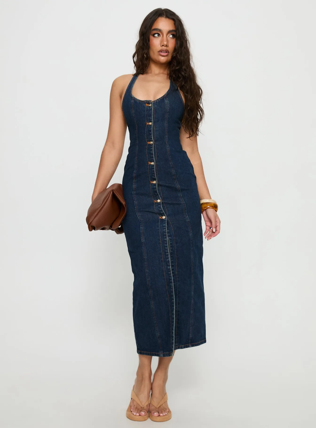 Kenny Maxi Dress Indigo sold by Princess Polly product image thumbnail 3