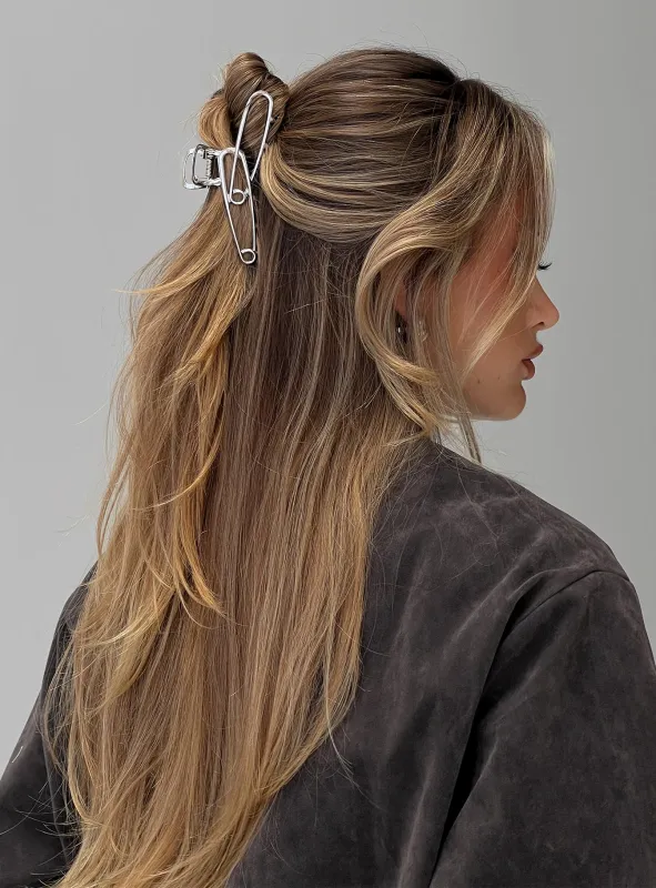 Ellarah Hair Clip Silver sold by Princess Polly