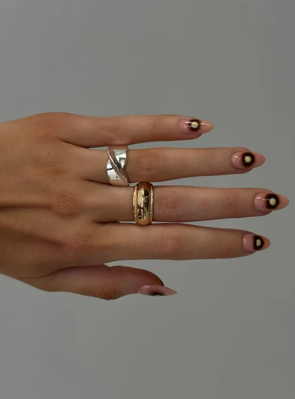 Tashie Ring Pack Multi sold by Princess Polly